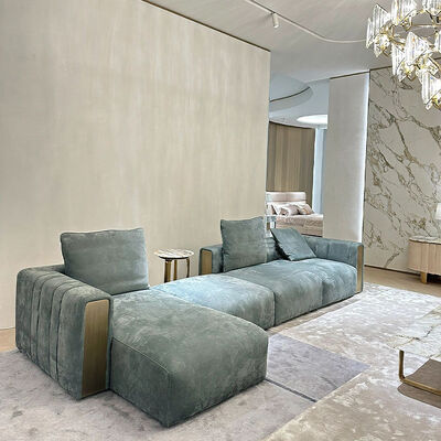 New Model Upholstery Fabric Sofa Set Designs Italian Style Muebles Luxury Modern Living Room Set Furniture Sofa