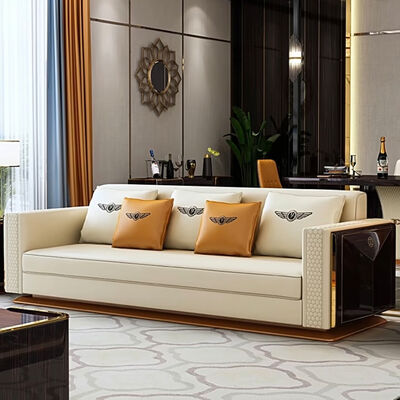 Leather Sectional Sofa New Design High Quality House Set Furniture Luxury Living Room Modern Sofa Set Leather Sectional Sofa