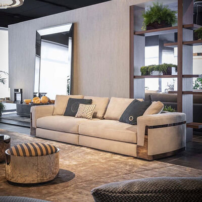 High Luxury Sectional Sofas Italian Home Furniture Genuine Leather Sectional Sofa Set Living Room Leather Modern Couch Sofa