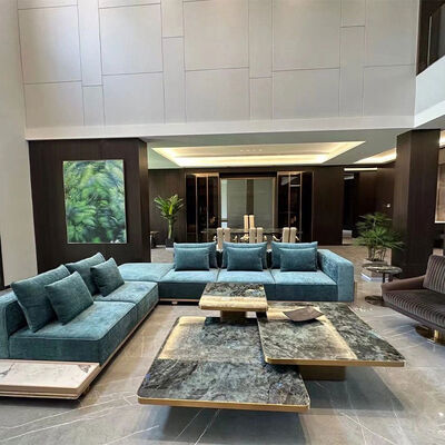 L for Modular Italian Corner Luxury Material Fabric Home Sectional Modern Furniture Luxury Living Room Sofa