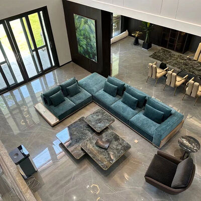 L for Modular Italian Corner Luxury Material Fabric Home Sectional Modern Furniture Luxury Living Room Sofa