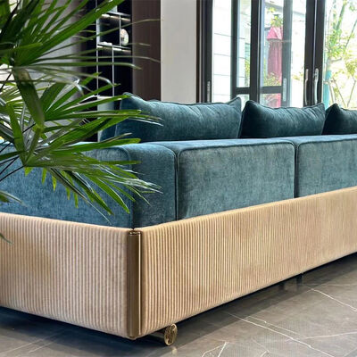 L for Modular Italian Corner Luxury Material Fabric Home Sectional Modern Furniture Luxury Living Room Sofa