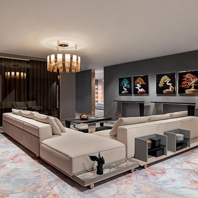 L for Modular Italian Corner Luxury Material Fabric Home Sectional Modern Furniture Luxury Living Room Sofa