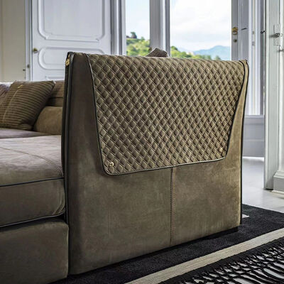 High End Leather Light Luxury Italian Home Furniture Sofa Set Furniture Living Room Modern Genuine Leather Sectional Sofa