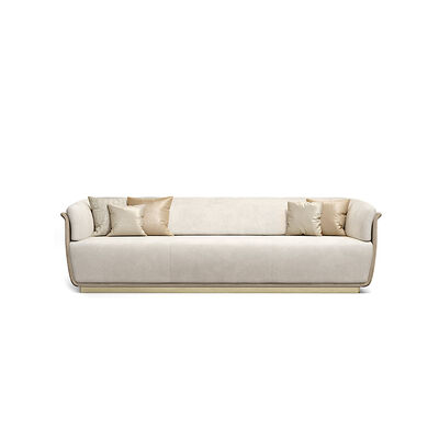 CONTEMPO Luxe Velvet Sofa With Soft Upholstered Finish