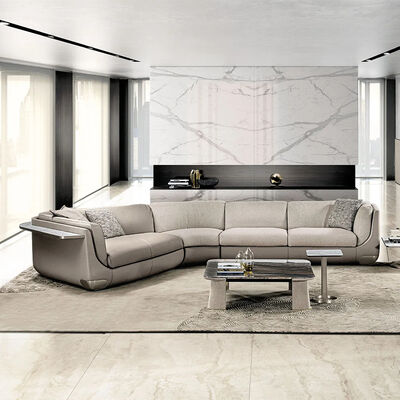 MOYI Italian Sectional Sofa New Design High Quality Living Room Modern Sofa Set Furniture Luxury Italian Leather Sofa