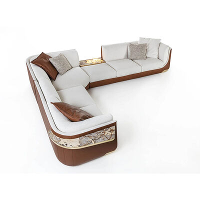 MOYI Italian Sectional Sofa New Design High Quality Living Room Modern Sofa Set Furniture Luxury Italian Leather Sofa