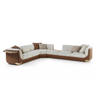 MOYI Italian Sectional Sofa New Design High Quality Living Room Modern Sofa Set Furniture Luxury Italian Leather Sofa