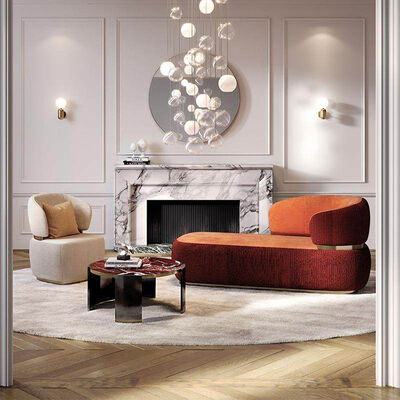 Italian Post Modern Custom Upholstery Sofa Fabric Couches 2 3 Seat Sectional Fabric Sofa Set for Living Room Luxury Furniture