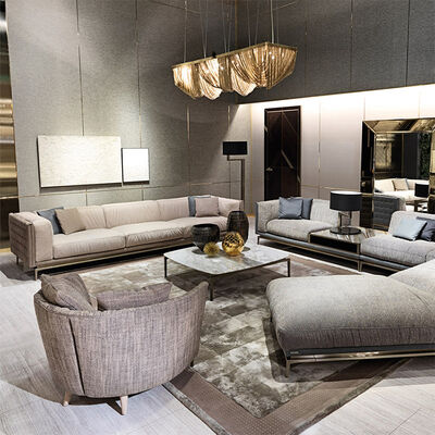 Italian Design Modern Fabric Furniture Sofa Set Sectional Modular L Shape Sofa Sofas for Home Luxury