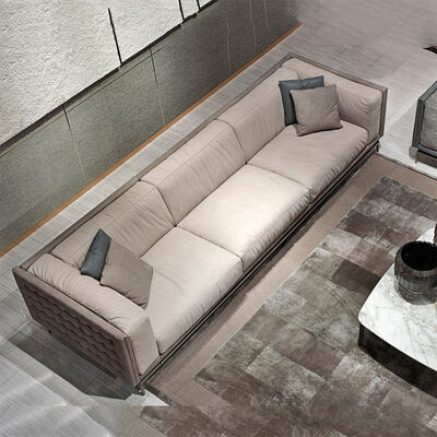 Italian Design Modern Fabric Furniture Sofa Set Sectional Modular L Shape Sofa Sofas for Home Luxury
