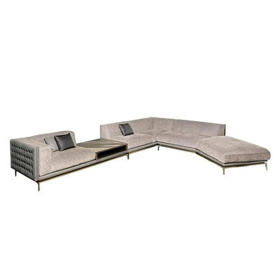 Italian Design Modern Fabric Furniture Sofa Set Sectional Modular L Shape Sofa Sofas for Home Luxury