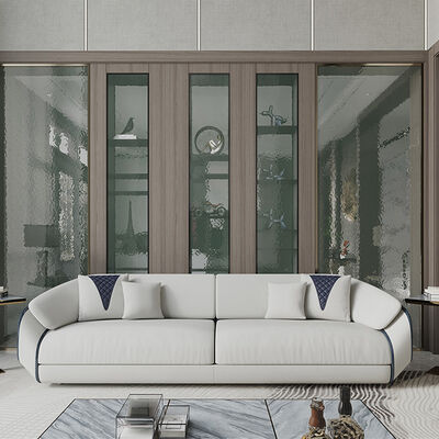 Elegant Sofa Suite with Unique Color - blocking Design, Suited for High - end Home Spaces