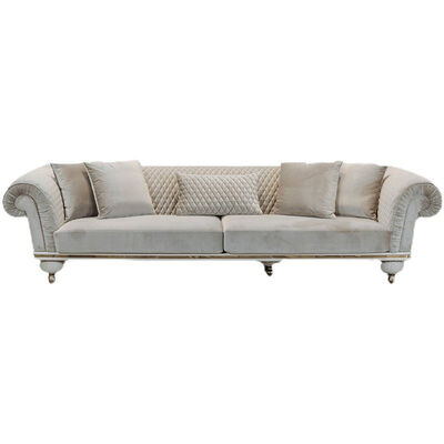 New High-end Design Italian Luxury Home Villa Technology Fabric Embroidery Sofa Cover