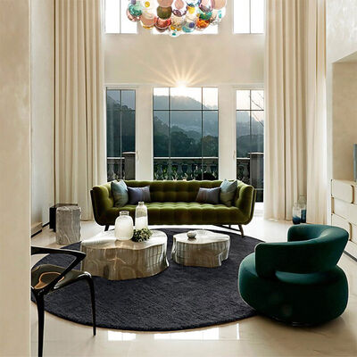 Custom High End Italian Style Modern Home Furniture Contemporary Sectional Sofa Set