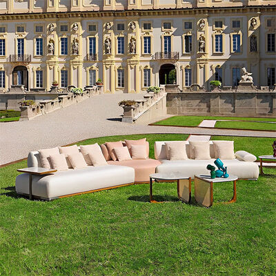 Italian Designer Luxury Lounge Couches Living Room Sofa Furniture Set High-end Custom Leisure Leather Sectional Sofa for Villa