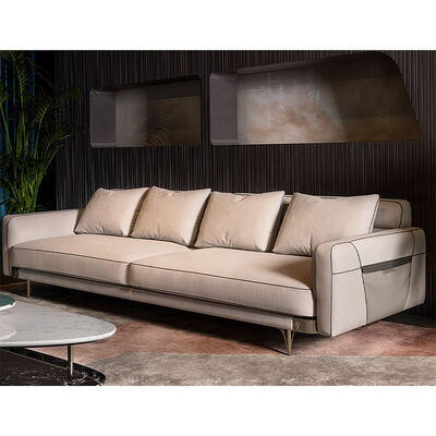 High-Class Brand Modern Leather Sofa Set for Whole House Decor Genuine Leather Luxury for Full Living Room Promotion All