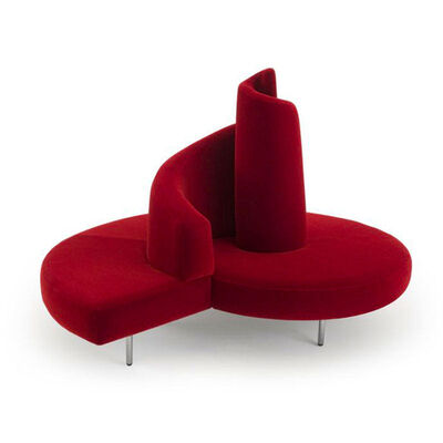 Modern Artistic Design Velvet Public Area Sofa for Home Hotel Lobby and Mall