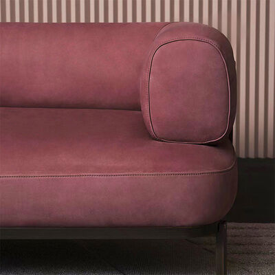 Italian Small Unit Creative Minimalist Combination Leather Sofa European Extendable Luxury Frosted Leather Light Stylish