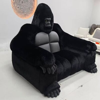 Custom Large Gorilla King Style Leather Sofa Chair Plush Giant Gorilla Shaped Couch Living Room Furniture