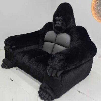 Animal Design Series Gorilla Out-look Sofa Set Design for Hotel Living Room Decor Fabric Upholstery King Kong Sofa Couch