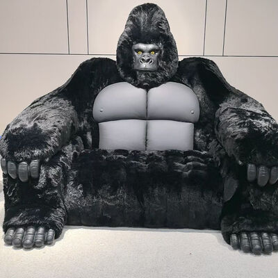 Animal Design Series Gorilla Out-look Sofa Set Design for Hotel Living Room Decor Fabric Upholstery King Kong Sofa Couch