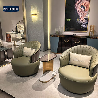 MOYI Luxurious Modern Home Living Room Set Classic Sofa Leather Villa Creative Decorative Sofa Design Interior Sofa