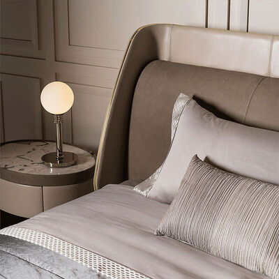 Wholesale Apartment Hotel Home Furniture Beside Cabinet Luxury Bedroom Nightstand Set 2