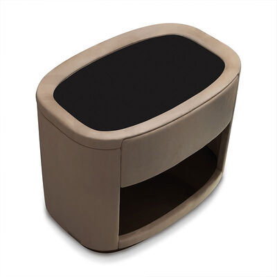 Home Furniture Modern Nightstand Side Table With 2 Drawers, Nightstands Set of 2, Wood Frame Table With Storage for Bedroom