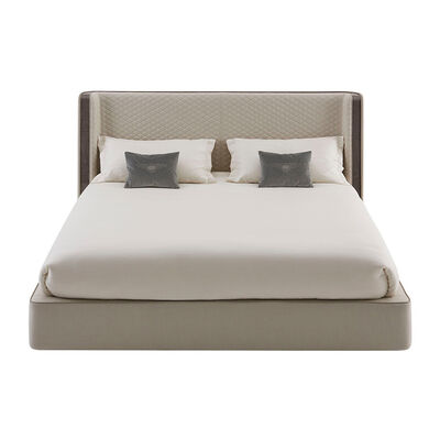 Luxury Italian Bedroom Set Furniture King Size Modern Italian Latest Double Bed Designer Furniture Set Leather Luxury Bed