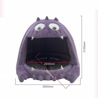 MR Furniture Civet Bed Modern Simple Children's Bed Animal Cute Girl Bedroom Tree House Surrounded Round Bed