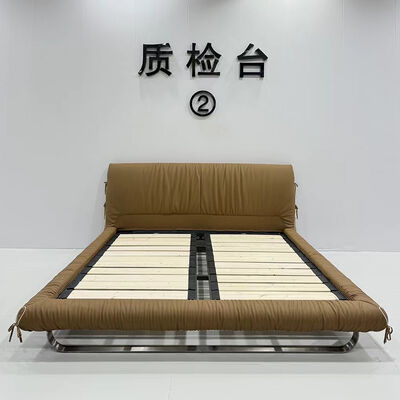 MOYI luxury platform furniture full size bedroom modern luxury queen double up-holstered  beds frame king size bed