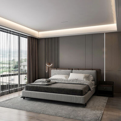 Leather Pakistan 1 Piece Nordic king Size Furnitures House Bedroom king Frame Luxury Bedroom Set Dongguan Morden Bed
