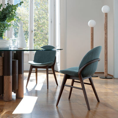 Modern Luxury Solid Ash Customize Color Soft Upholstery Dining Room Furniture Chair Cafe Chair for Home