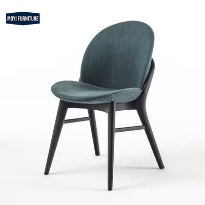 Modern Luxury Solid Ash Customize Color Soft Upholstery Dining Room Furniture Chair Cafe Chair for Home