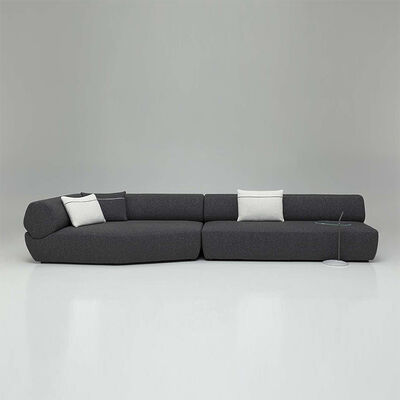 Hotel Luxury Modular Sofa Set pink Fabric Sofa Lazy Couch Modern Combination Sofa Set for Living Room