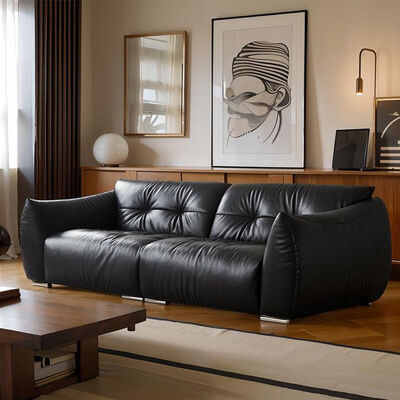 Italian LuxurySofa Couch 2 Seat Sectional Modern Modular Recliner Living Room Home Villa Furniture
