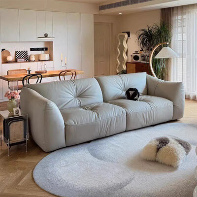 Italian LuxurySofa Couch 2 Seat Sectional Modern Modular Recliner Living Room Home Villa Furniture