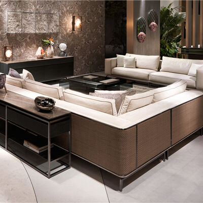 Italian Design 7 Seater Minimalist Sofa Set Customized Couch  Area Home Furniture Luxury Modern Sofa Set Furniture Living Room