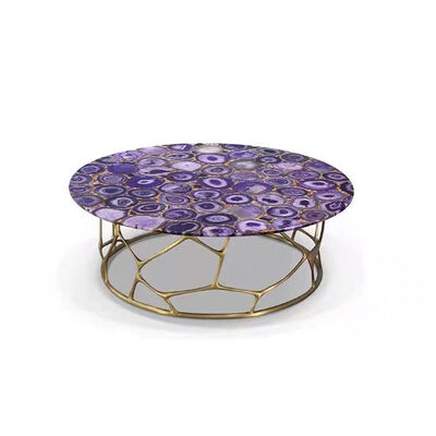 MOYI Modern Natural Marble Stone Transparent Agate Gemstones for Hotel Kitchen Bathroom Dining Vanity Top for Modern Design