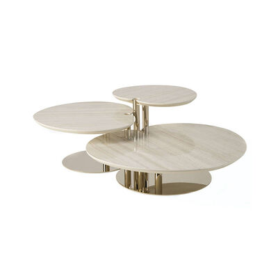 Marble Coffee Table High Quality Elegant Modern Fashion Design High-end Living Room CoffeeTable