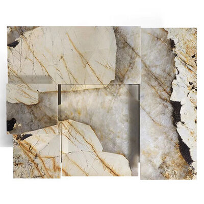 MOYI High Quality Movable Modern Living Room Furniture Irregularly Shaped Marble Coffee Table for Home Use