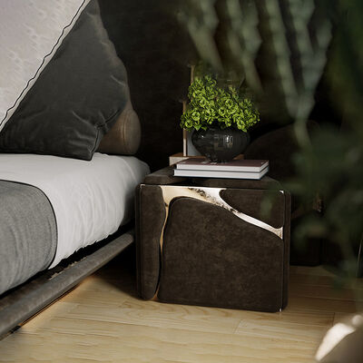 Home Furniture Bedroom Luxury Night Stand with Drawers Italian Design Night Stand for Bedroom