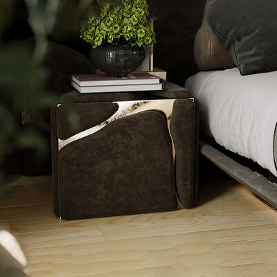Home Furniture Bedroom Luxury Night Stand with Drawers Italian Design Night Stand for Bedroom