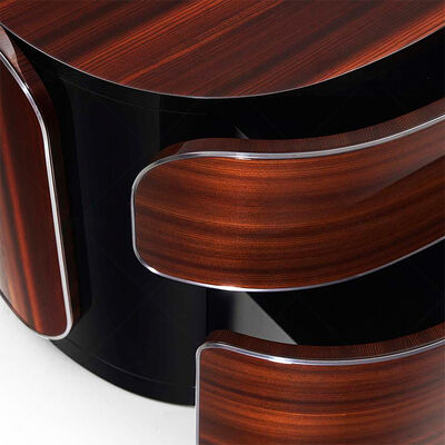 Nightstand With 2 Drawers Bedroom Furniture Accent Wooden Bedside Table