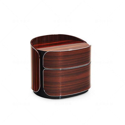 Nightstand With 2 Drawers Bedroom Furniture Accent Wooden Bedside Table