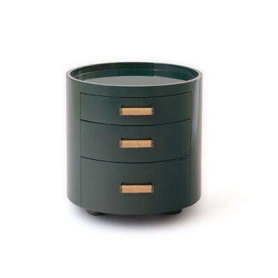 Modern Minimalist Interior Furniture Hotel Apartment Bedside Table 3 Drawers High-end Bedroom Furniture Bed Side Cabinet