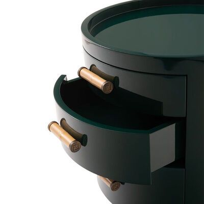Modern Minimalist Interior Furniture Hotel Apartment Bedside Table 3 Drawers High-end Bedroom Furniture Bed Side Cabinet