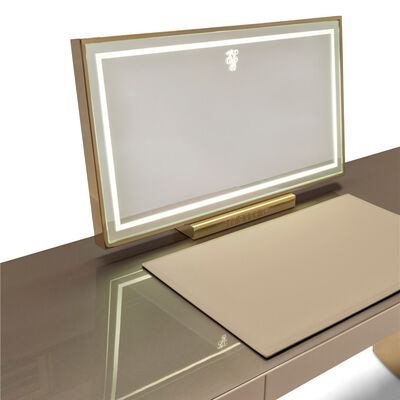 MOYI Furnistyle Modern Vanity Mirrored Dressing Makeup Table