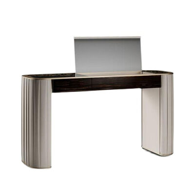 MOYI 2023 High End Modern Luxury Vanity Set Unit Curved Peagree Italian Luxury Dressing Table for Bedroom Vanity Makeup
